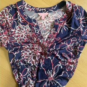 Lilly Pulitzer Bidi Dress In Lines and Vines - XS